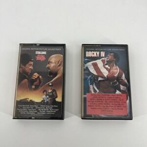 Over The Top & Rocky IV Original Motion Picture Soundtrack Cassette Tape 1985/87